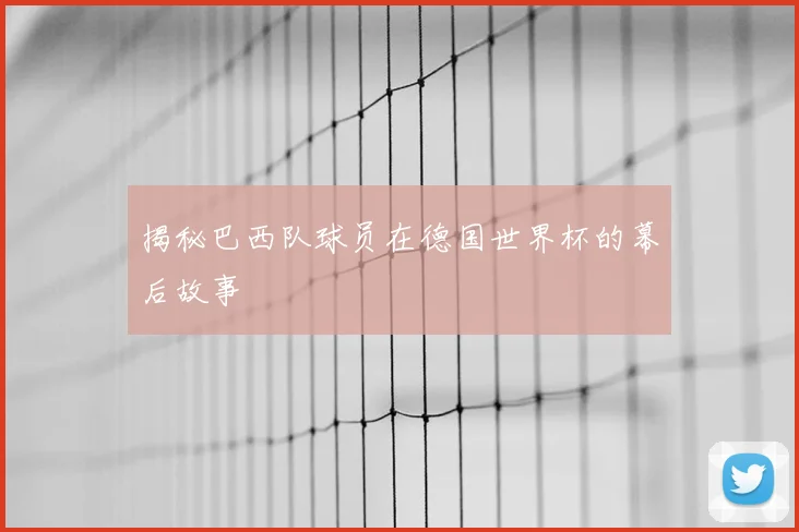 揭秘巴西队球员在德国世界杯的幕后故事
